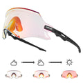 Kapvoe X2 Coloured Photochromic Sunglasses (Red/Black)