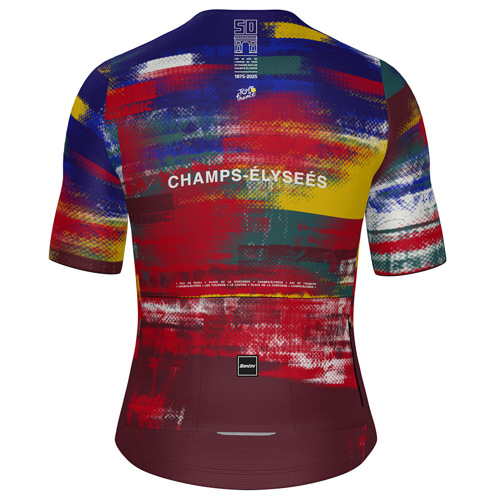 Santini Tour De France Arrivee Dash Unisex Jersey (Print)