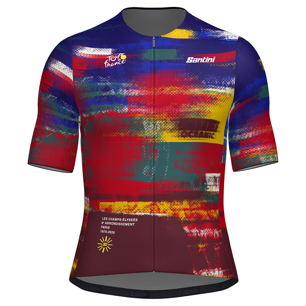 Santini Tour De France Arrivee Dash Unisex Jersey (Print)