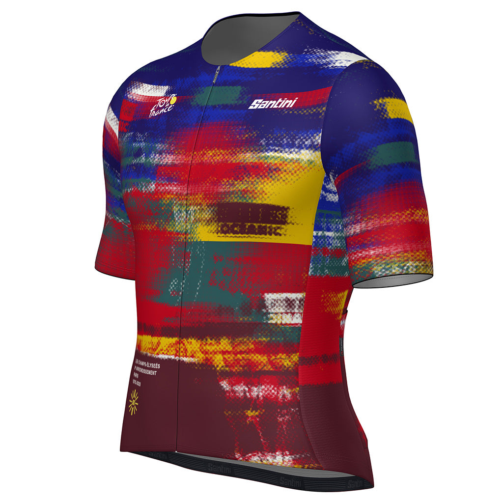 Santini Tour De France Arrivee Dash Unisex Jersey (Print)
