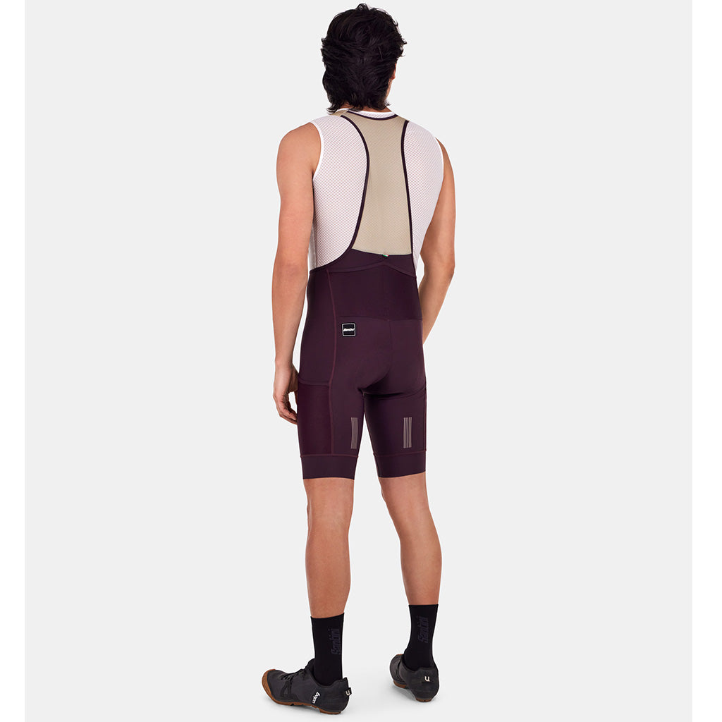 Santini Cargo Bibshorts (Burgundy)