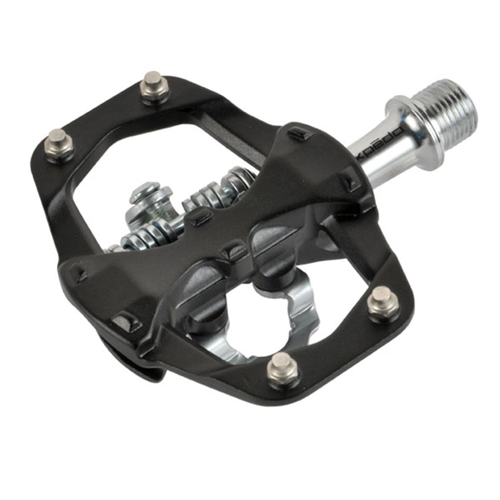 Xpedo TRVS Duo Clipless Pedal (One Side SPD) (Black)
