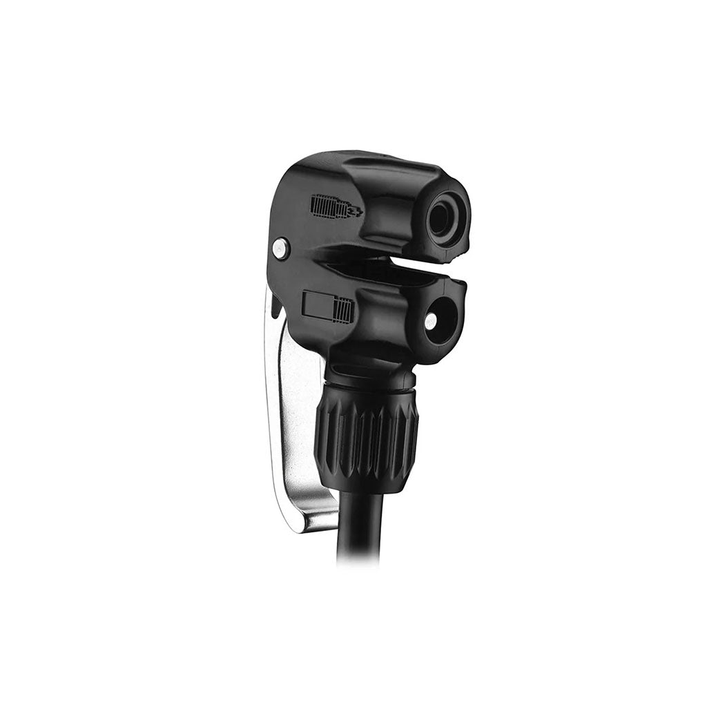 Lezyne Macro Drive Floor Pump (Dual Valve)-Flat Grey