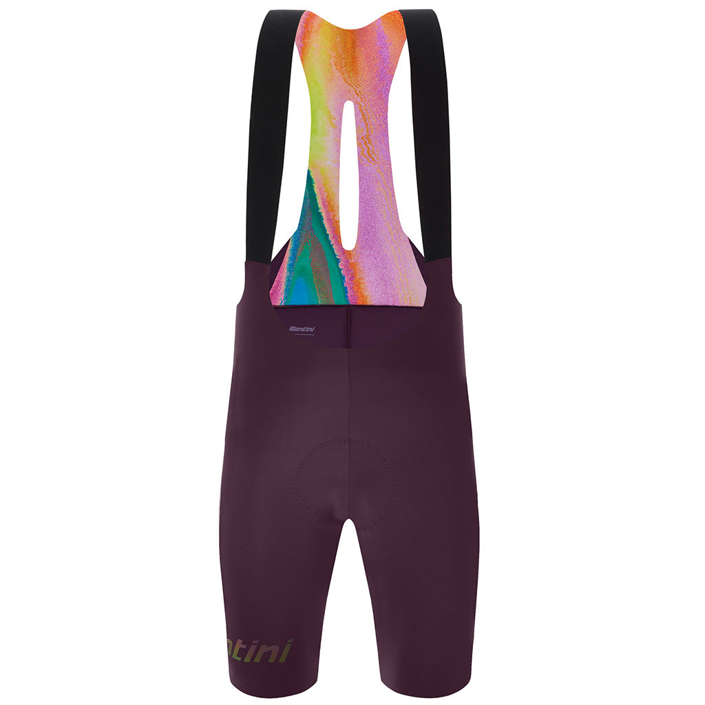 Santini Unico Edge Bibshorts (Burgundy)