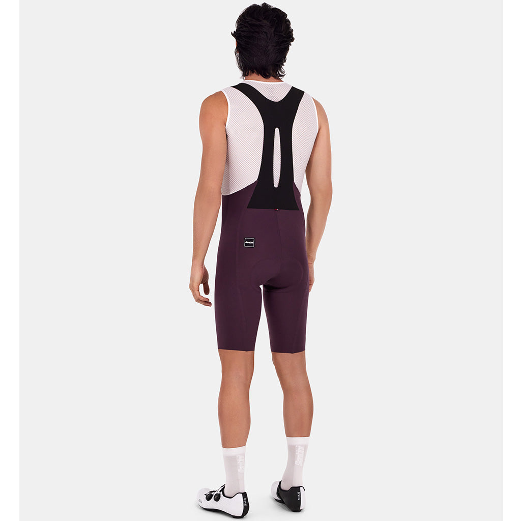 Santini Unico Edge Bibshorts (Burgundy)