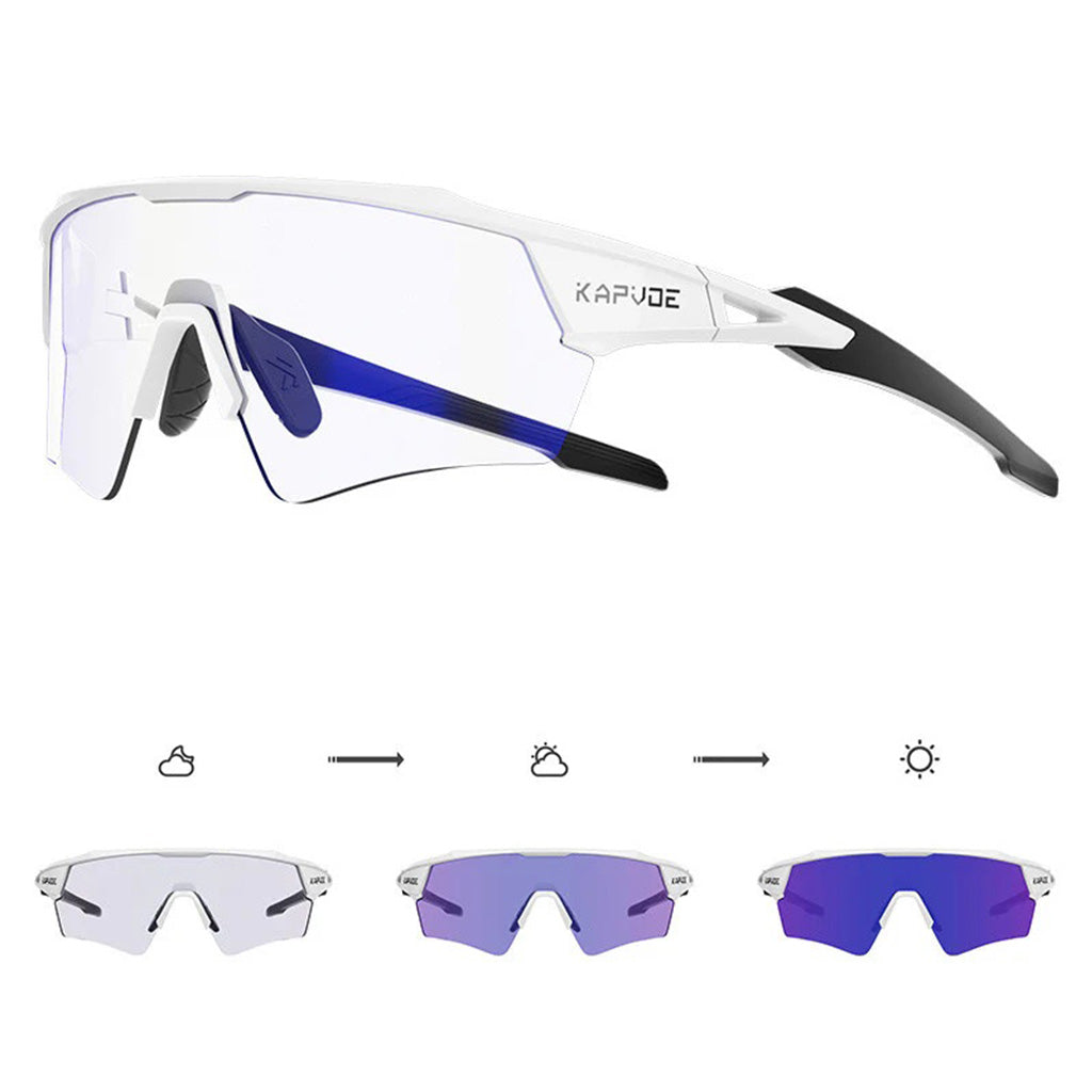 Kapvoe DreamChaser Wings Photochromic Sunglasses (Blue/White)