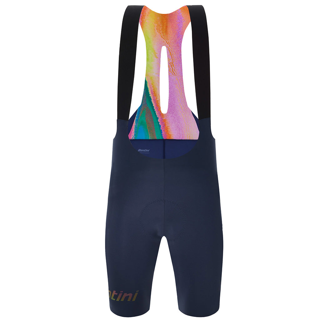 Santini Unico Edge Bibshorts (Navy Blue)