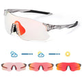 Kapvoe K1129 Coloured Photochromic Sunglasses (Red/Clear)