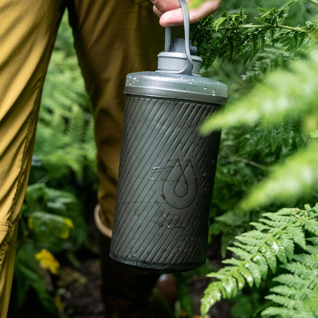 Hydrapak Flux Flexible Bottle-Mammoth Grey (1500ml)