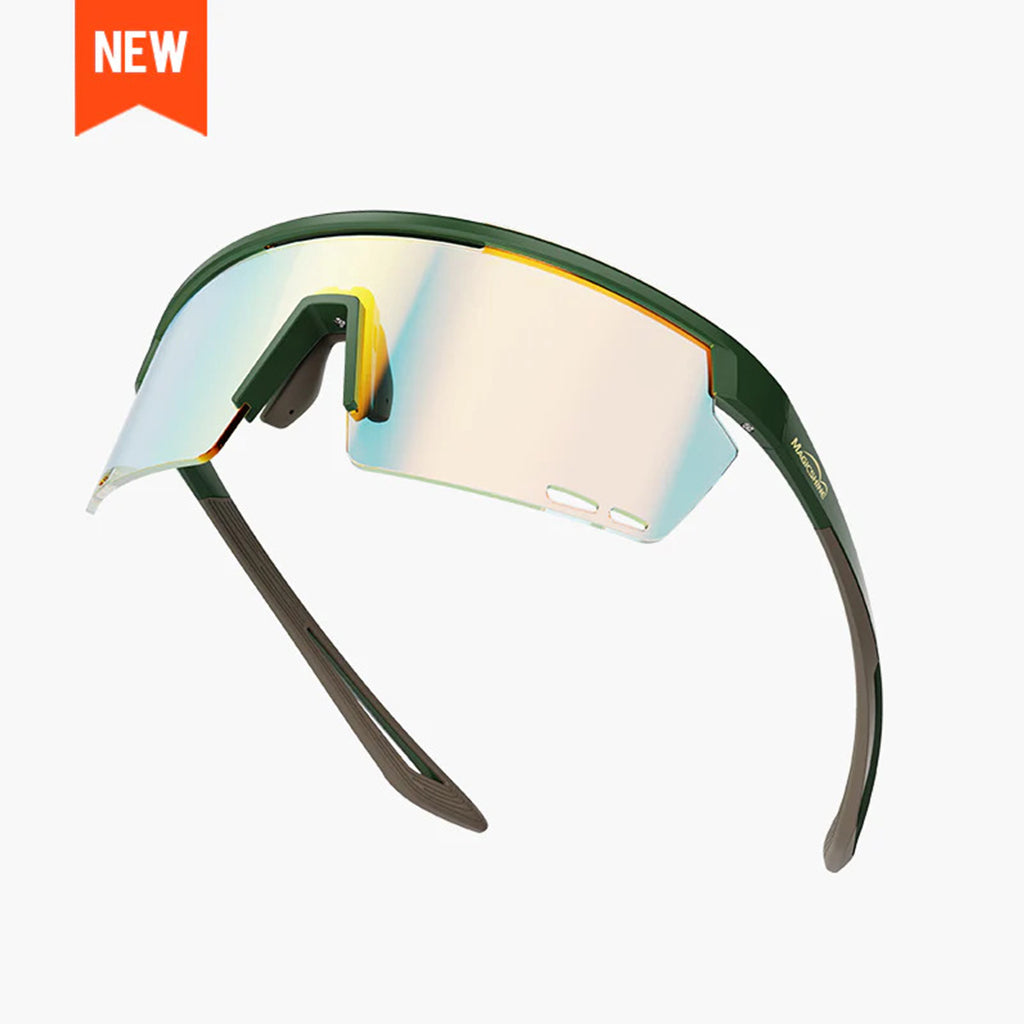 Magicshine Rouler Coated Photochromic Sunglasses (Green/Brown)