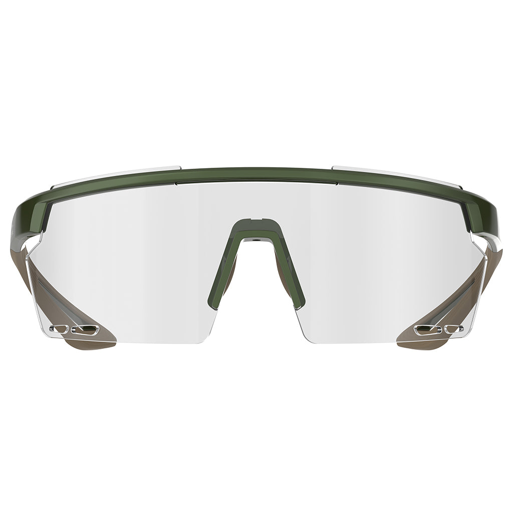 Magicshine Rouler Photochromic Sports Sunglasses (Green/Brown)