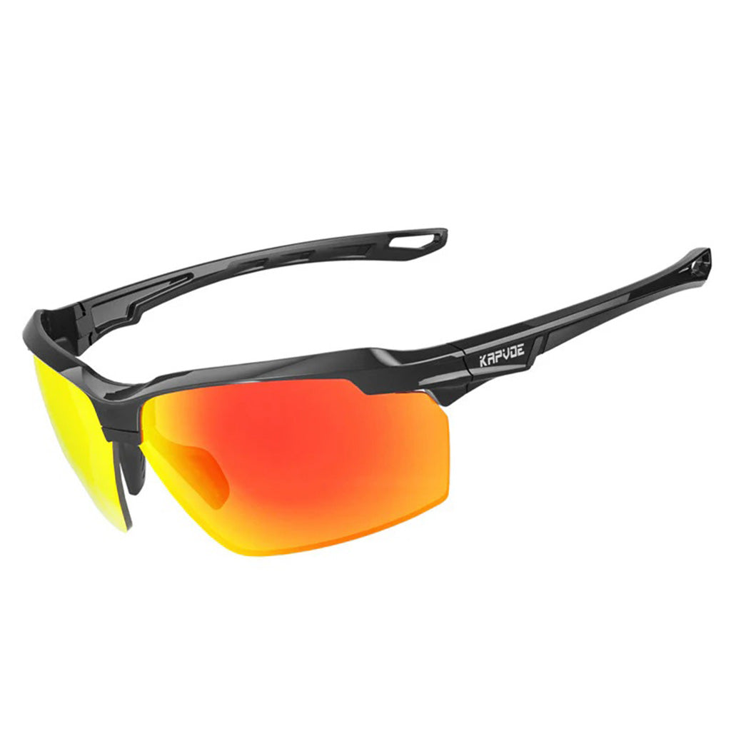 Kapvoe X87 Colour Polarized Glasses (Red/Black)
