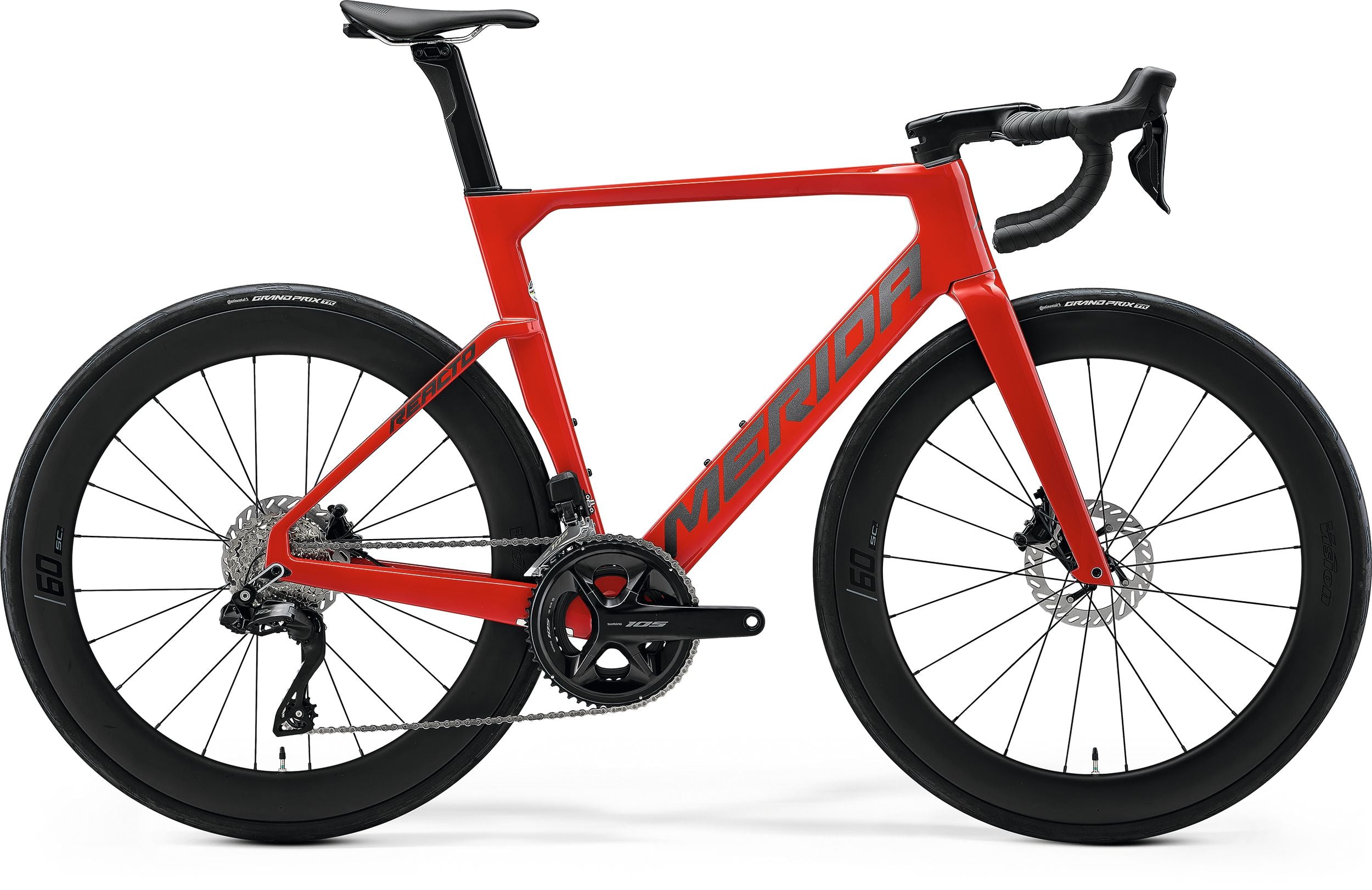 Merida Reacto 6000 (Dark Race Red(Gunmetal Grey)
