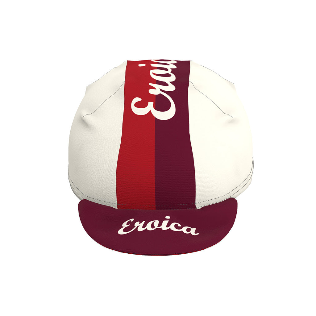 Santini Eroica Quiete Cycling Cap (Bordeaux)