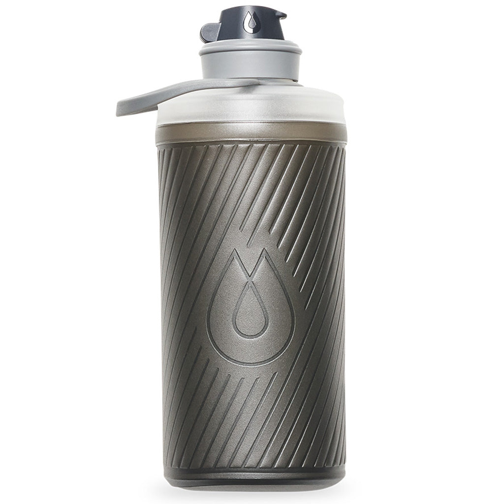 Hydrapak Flux Flexible Bottle-Mammoth Grey (1 Ltr)