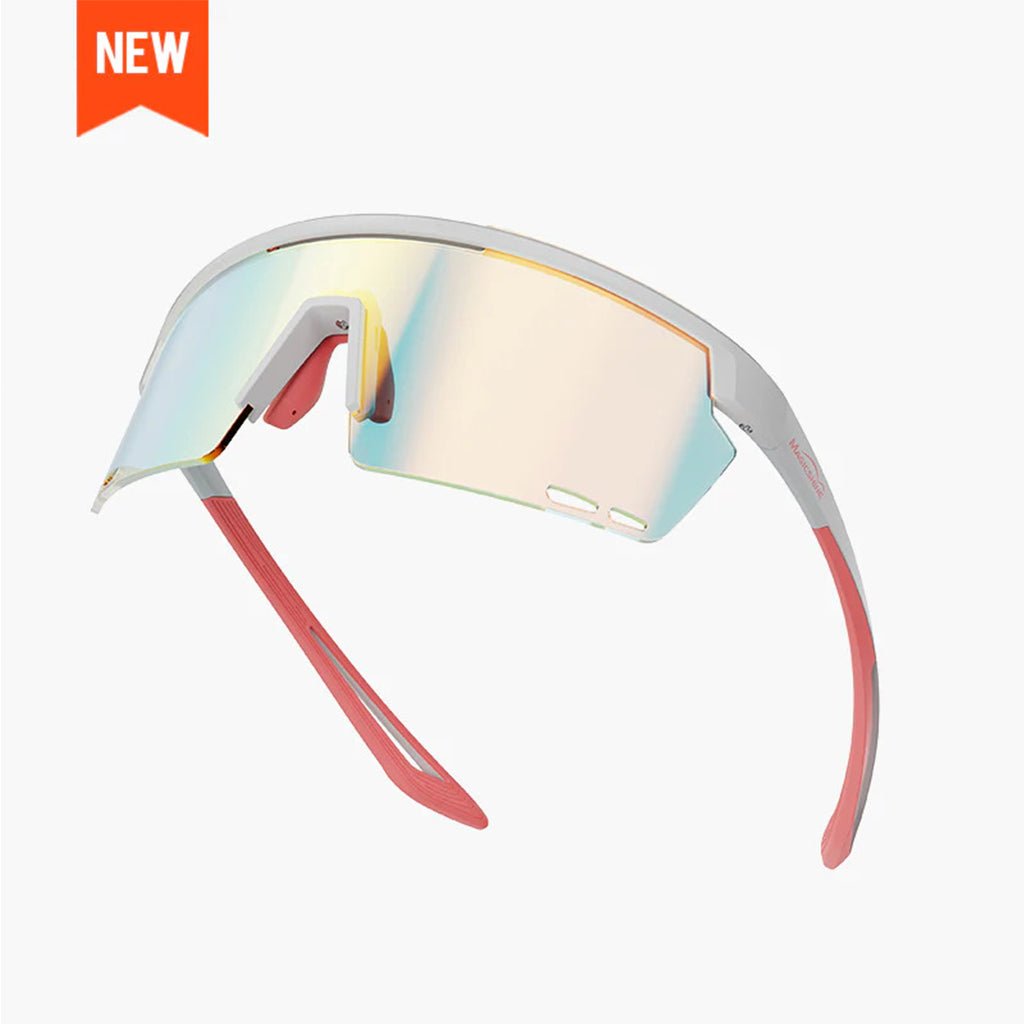 Magicshine Rouler Coated Photochromic Sunglasses (White/Pink)