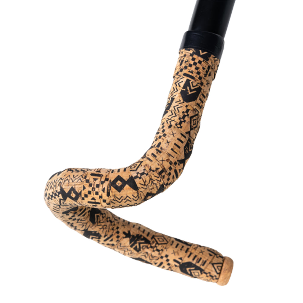 BTP Natural Cork Bartape-Black/Pattern