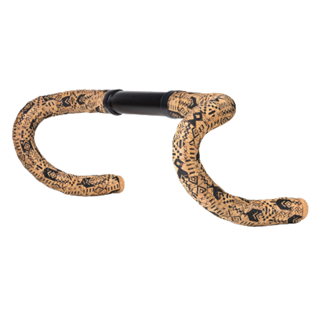 BTP Natural Cork Bartape-Black/Pattern