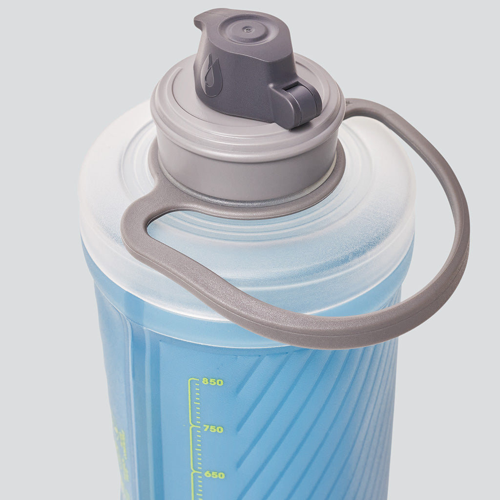 Hydrapak Flux Flexible Bottle-Tahoe Blue (1 Ltr)