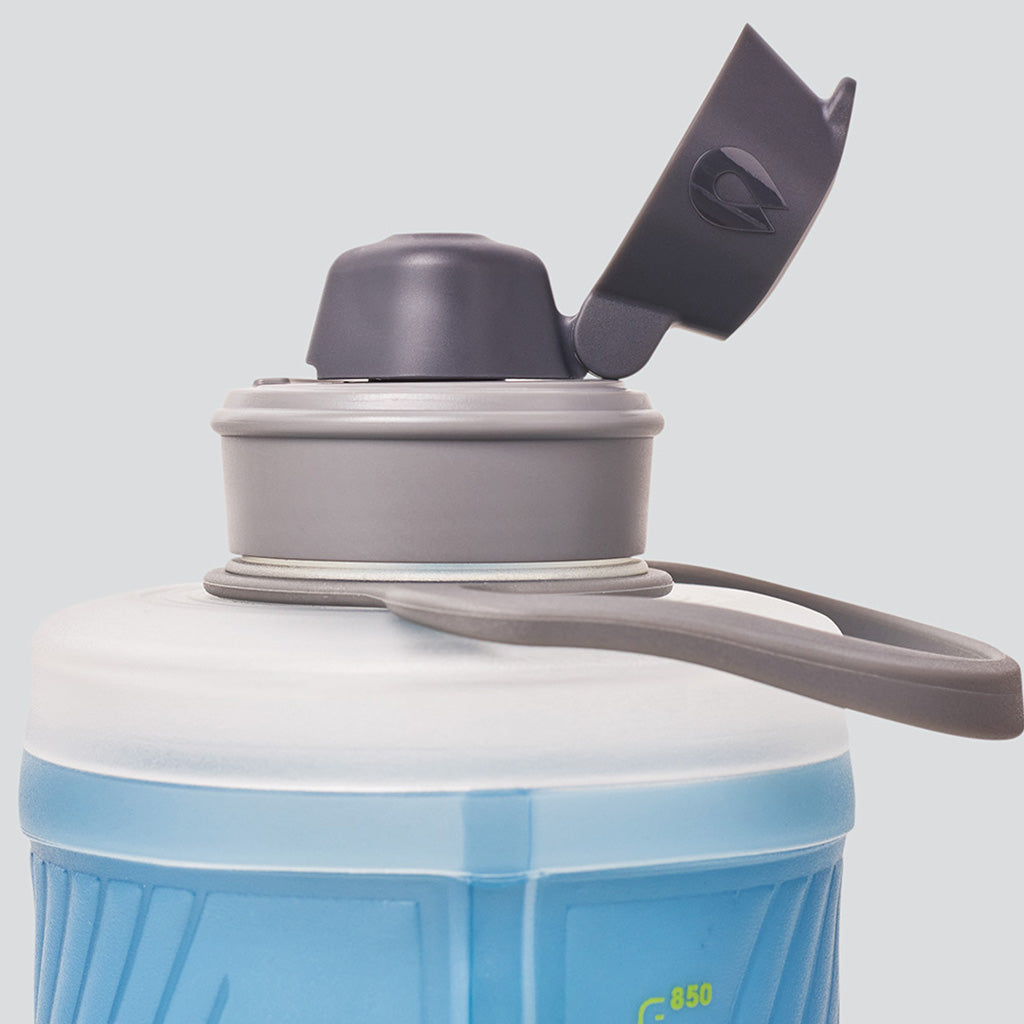 Hydrapak Flux Flexible Bottle-Tahoe Blue (1 Ltr)