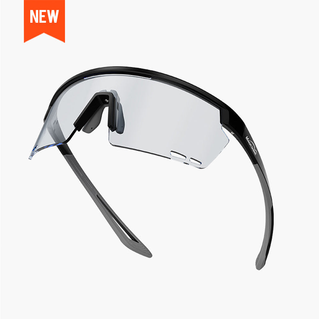 Magicshine Rouler Night Vision Sports Sunglasses (Black/Grey)