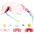 SCVCN X142 Coloured Photochromic Sunglasses (Red/Pink)