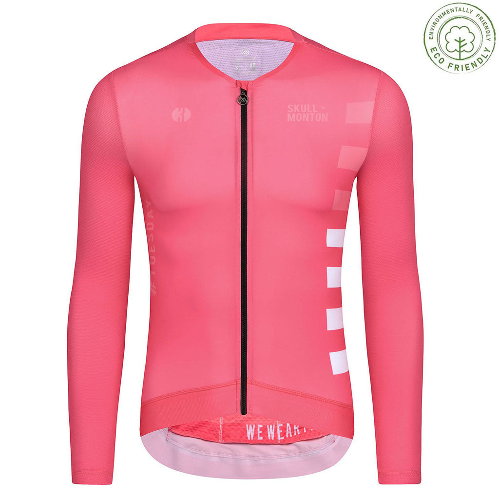 Skull Monton Tuesday Long Sleeve Jersey (Pink)