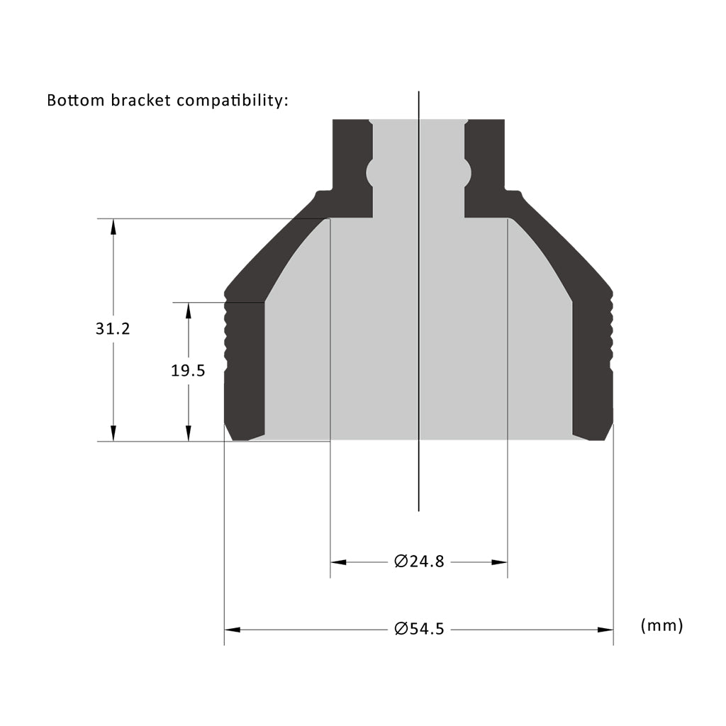 Birzman Bottom Bracket Socket For Shimano Hollowtech II