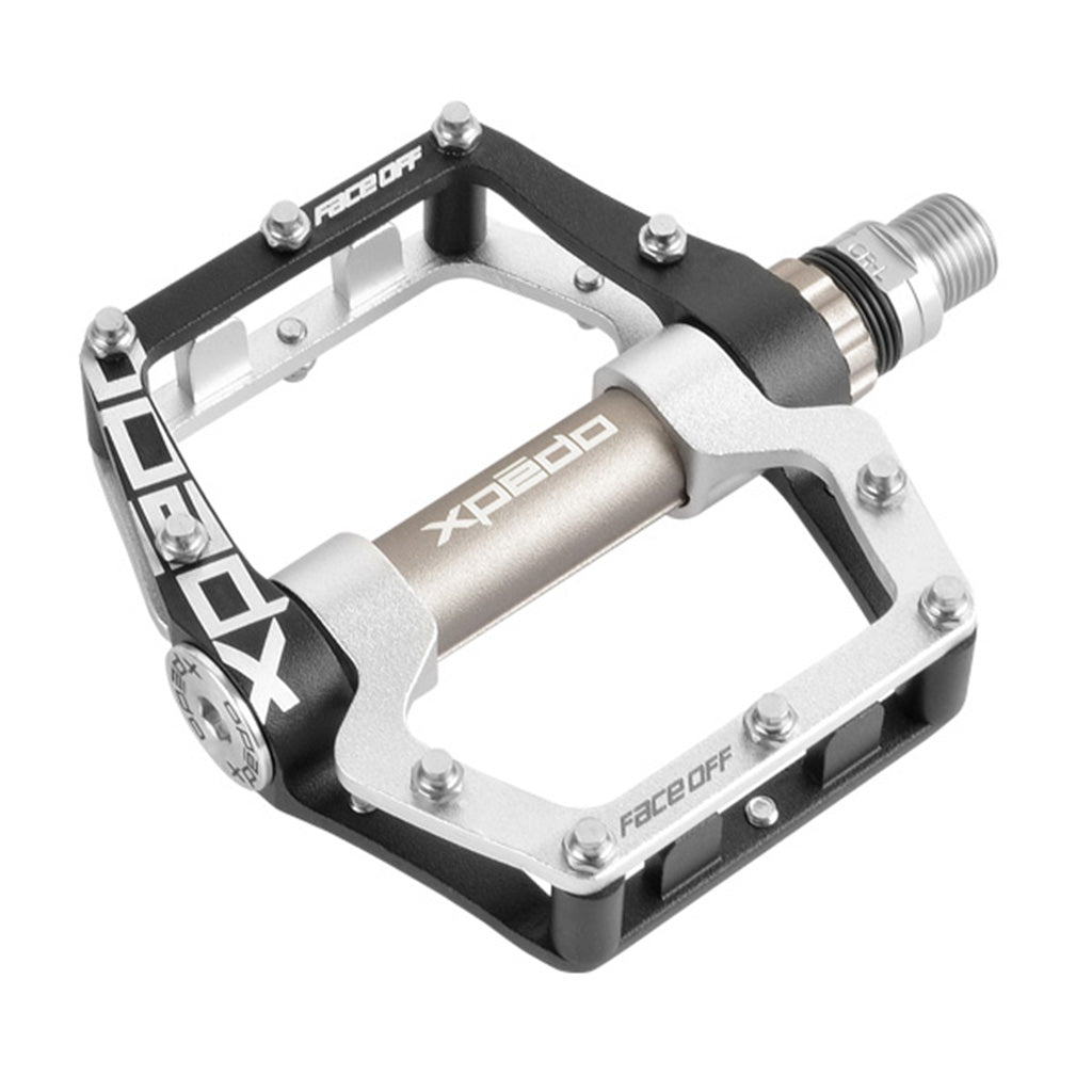 Xpedo Faceoff 18 Flat Pedal (Black/Silver)