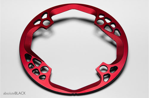 Absolute Black Bashring 104BCD (for 26-32T)-Red