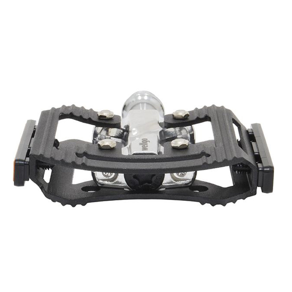 Wellgo C-306 CNC Aluminium Flat Pedal (Black/Silver)