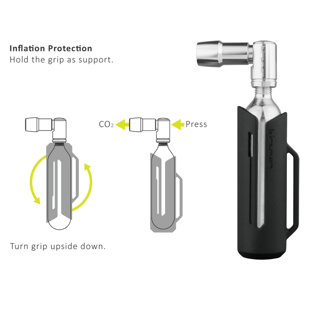 Birzman E-Grip Turn CO2 Inflator Set