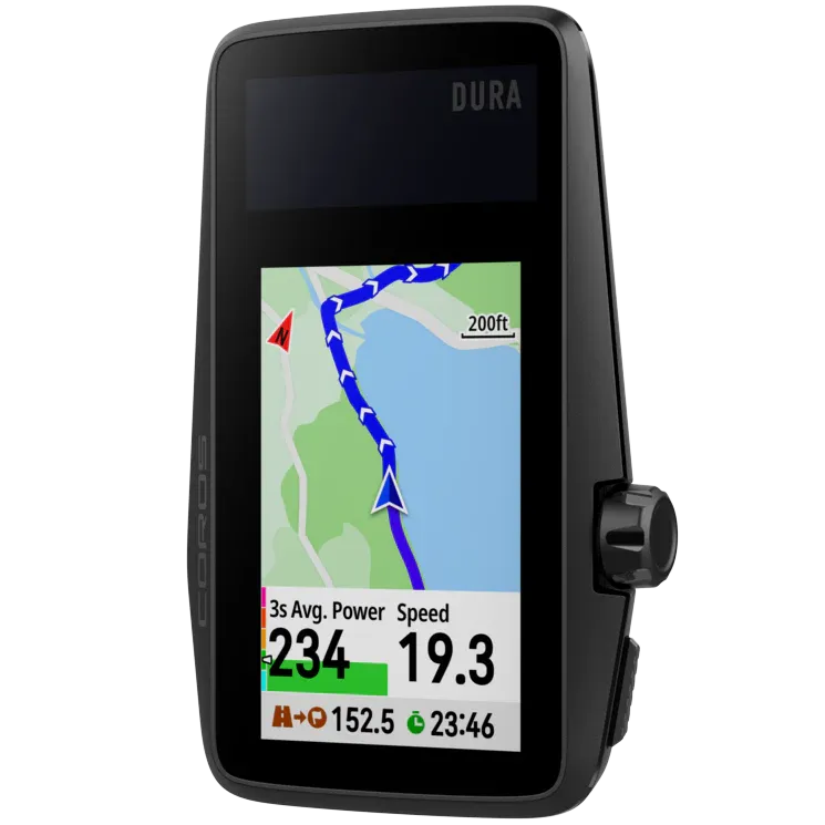 Coros Dura Solar GPS Bike Computer (Black)