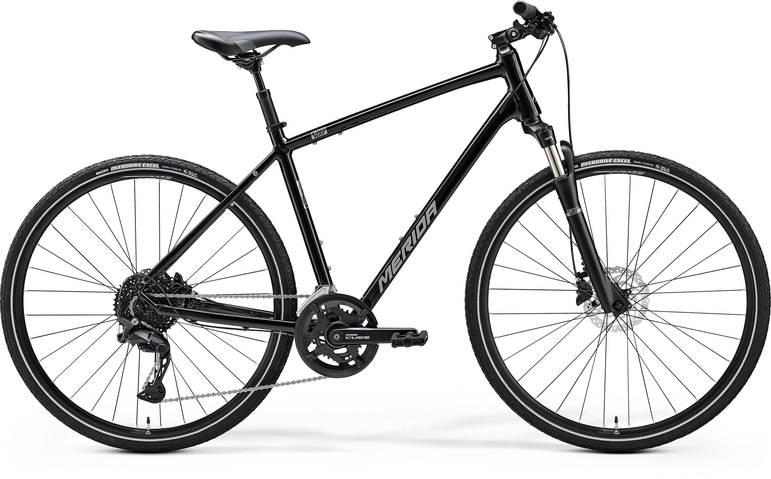 Merida Crossway 300 III2 (Glossy Black(Silver)