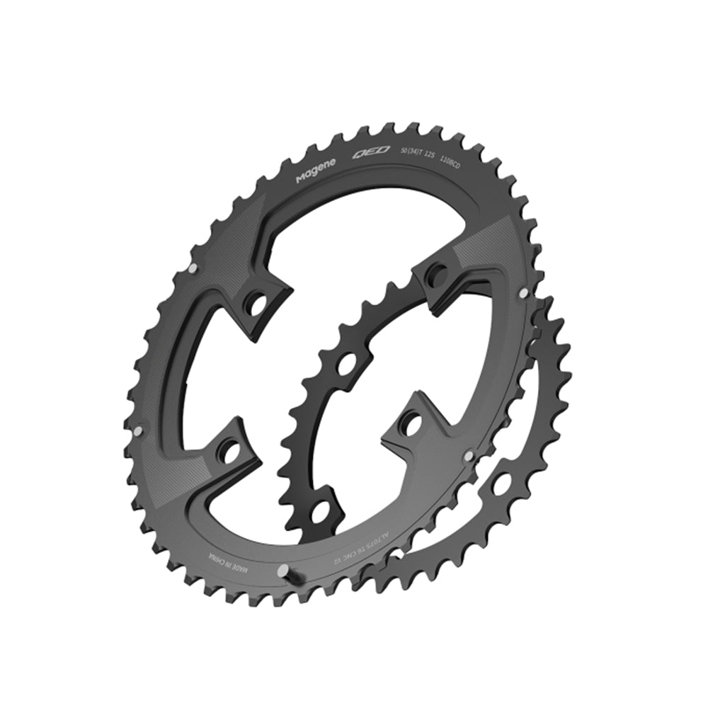 Magene QED Lightweight Split Chainring Set - 110/4 BCD (11/12 Speed)