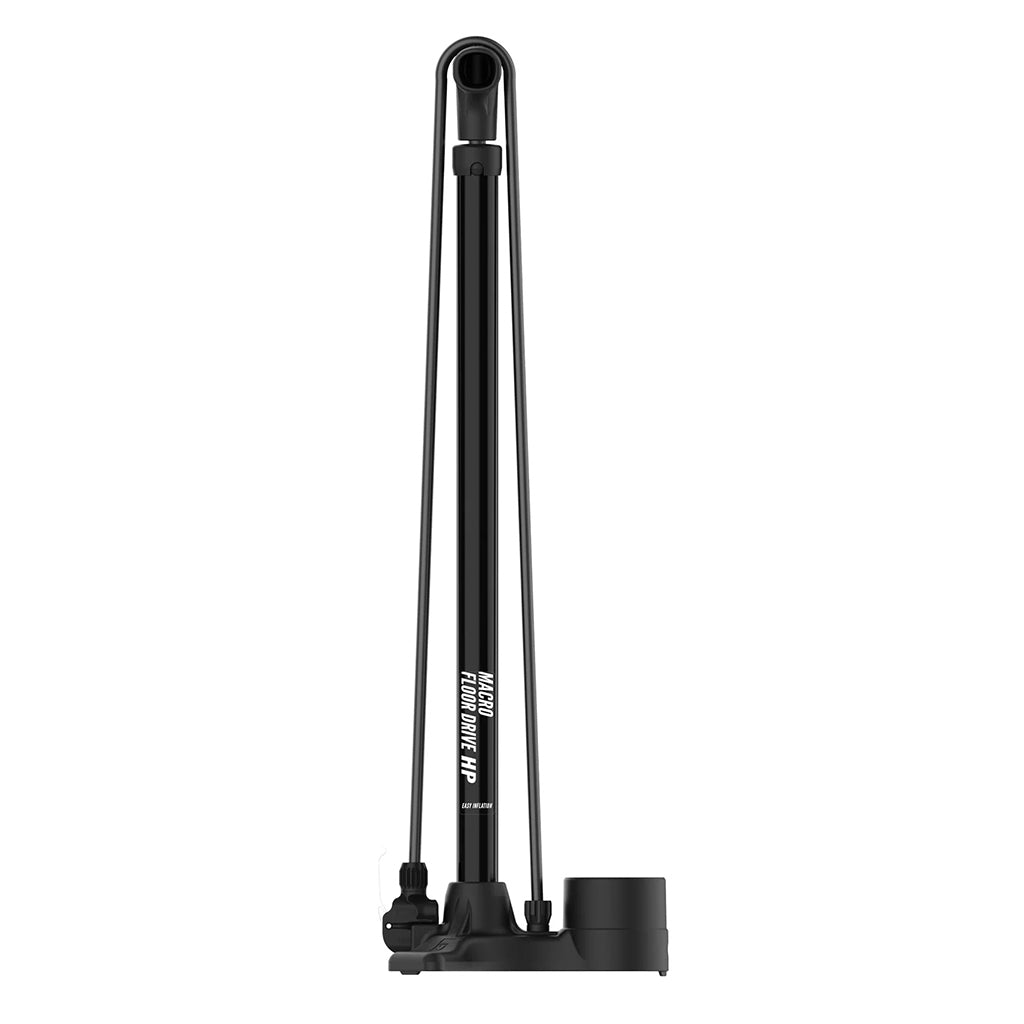 Lezyne Macro Drive Floor Pump (Dual Valve)-Flat Black