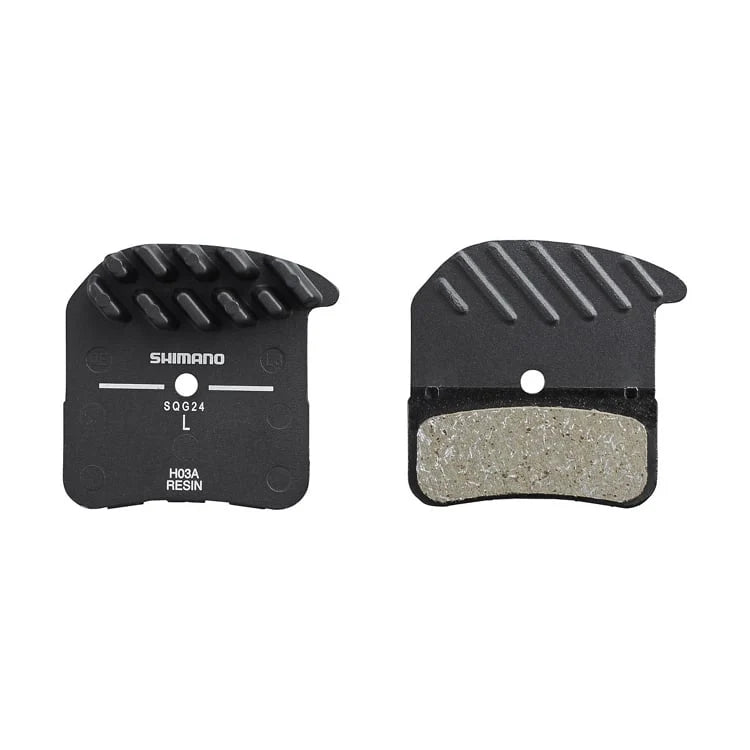 Shimano H03A-RF Resin Disc Brake Pads for Deore / Saint / Zee – Ice-Tech with Cooling Fins