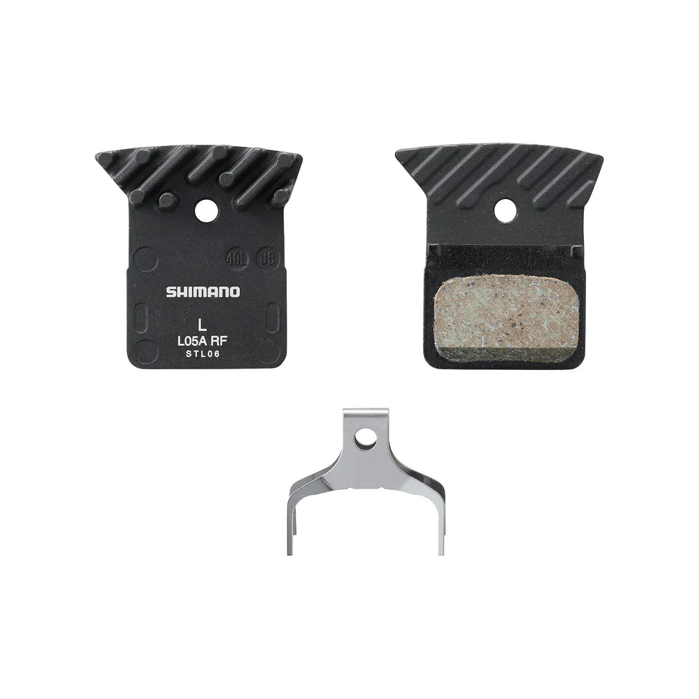 Shimano L05A-RF Resin Disc Brake Pads for SLX / 105 – Ice-Tech with Cooling Fins