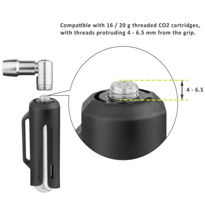 Birzman E-Grip Turn CO2 Inflator Set