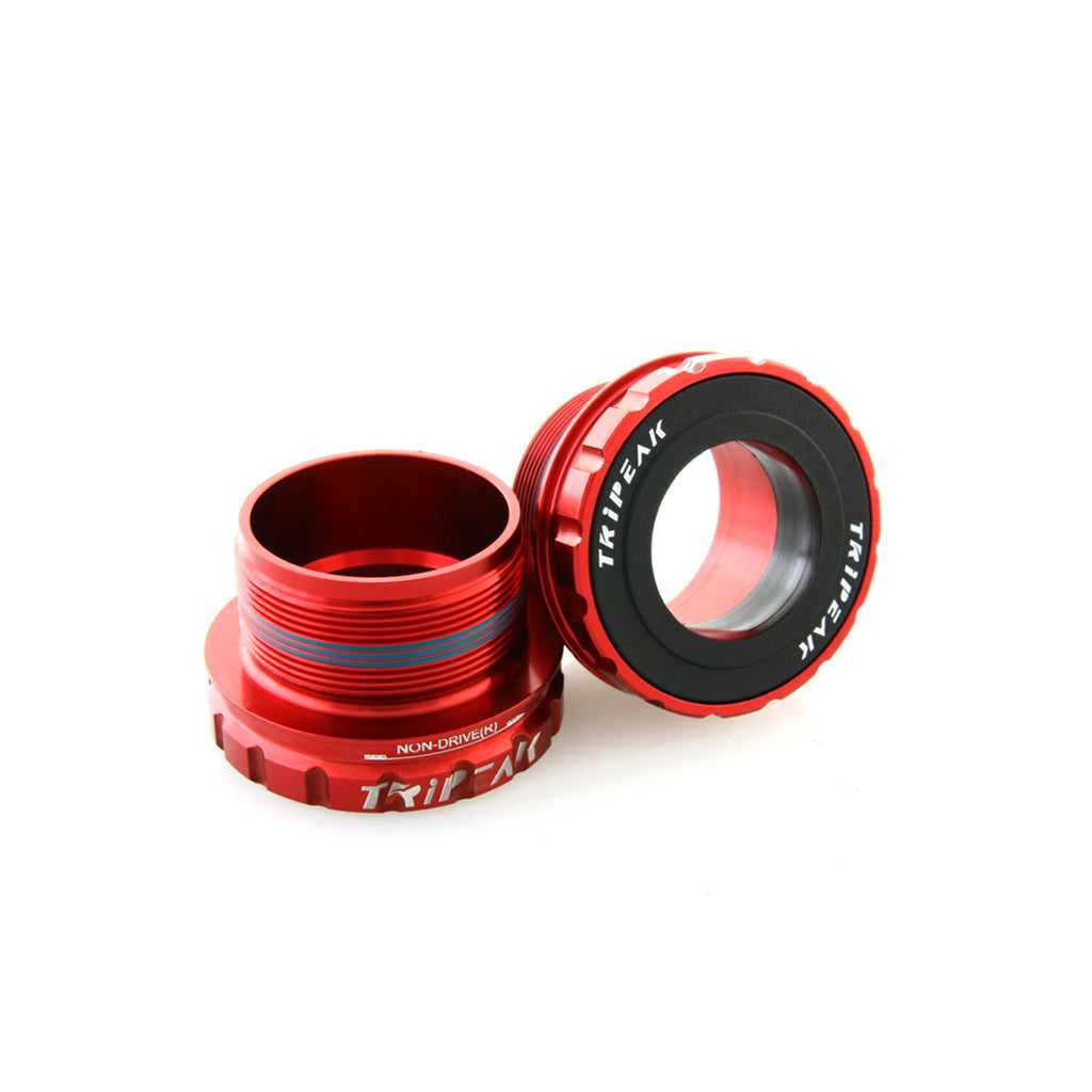 Tripeak BSA Threaded Bottom Bracket Shimano Road (68mm) (Red)