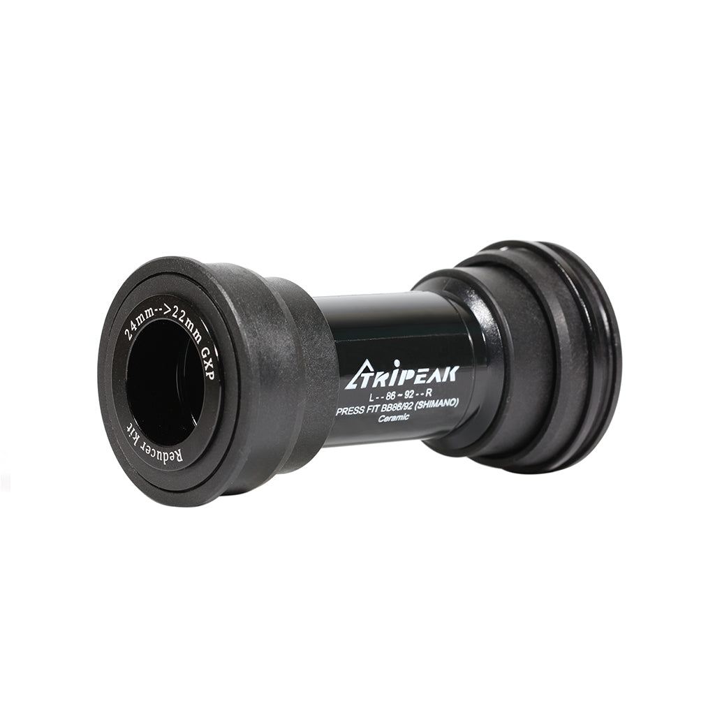 Tripeak BB86 Pressfit Bottom Bracket Ceramic Shimano (86-92mm) (Black)