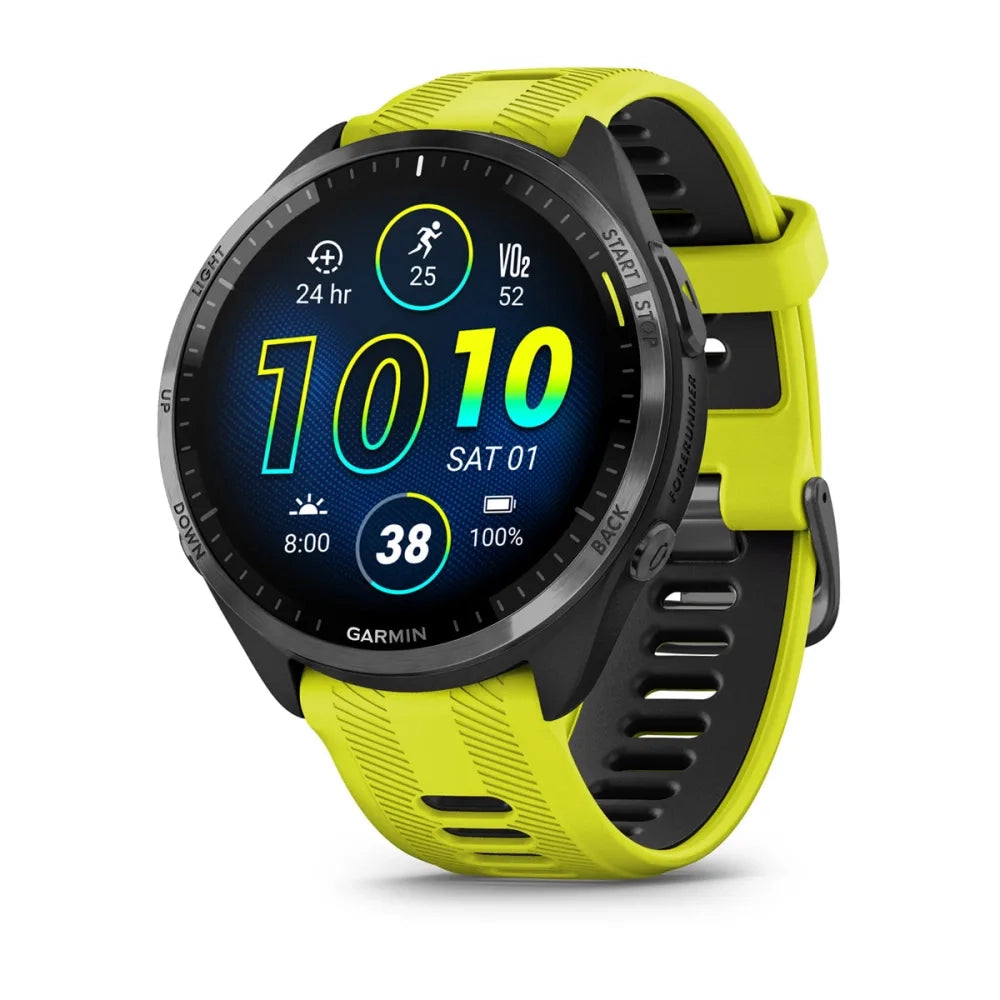Garmin Forerunner 965 Smartwatch (Amp Yellow) | AMOLED Multisport Watch