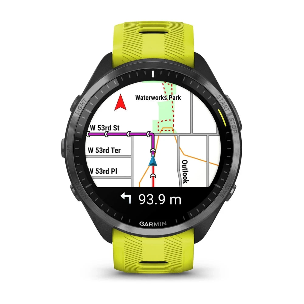 Garmin Forerunner 965 Smartwatch (Amp Yellow) | AMOLED Multisport Watch