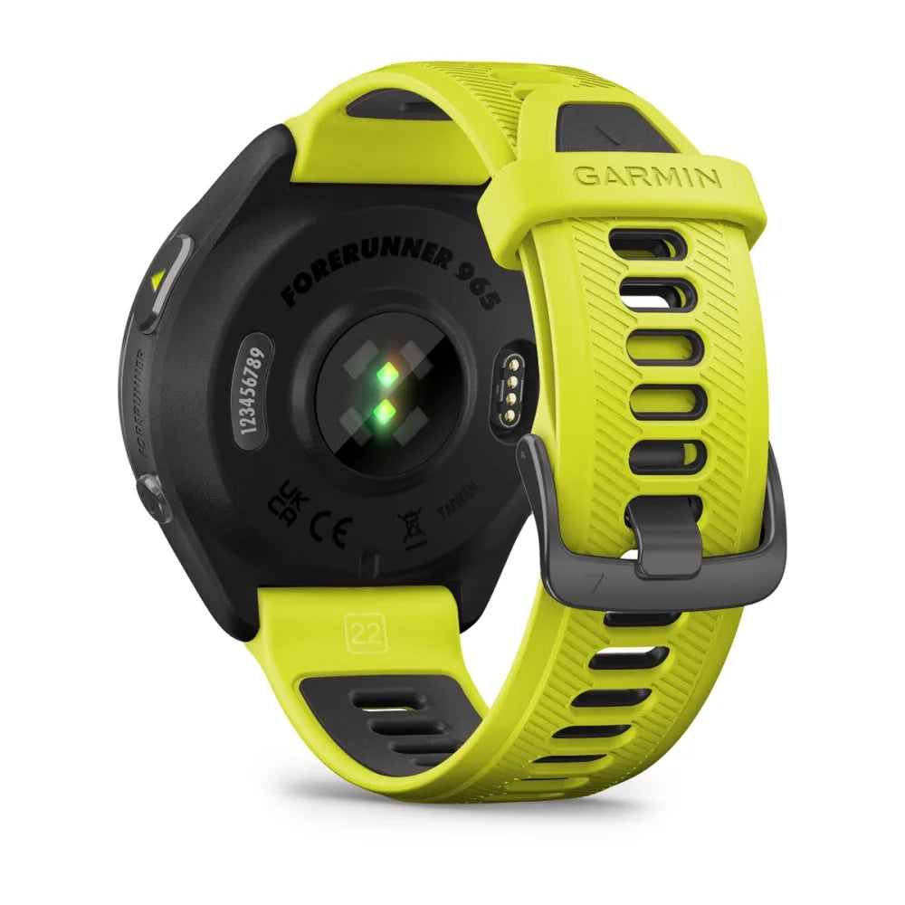 Garmin Forerunner 965 Smartwatch (Amp Yellow) | AMOLED Multisport Watch