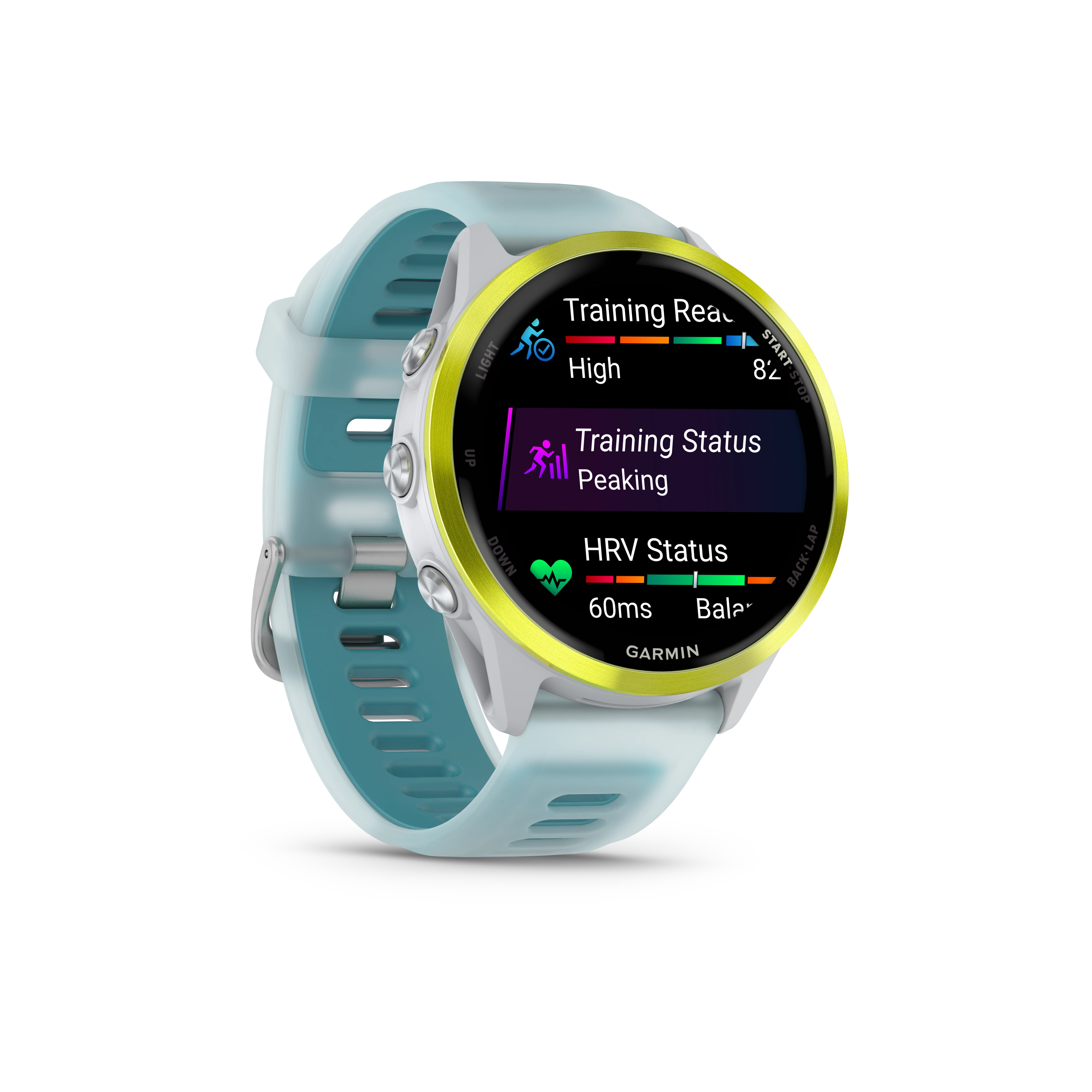 Garmin Forerunner 570 Smart Watch (Whitestone/Amp Yellow)