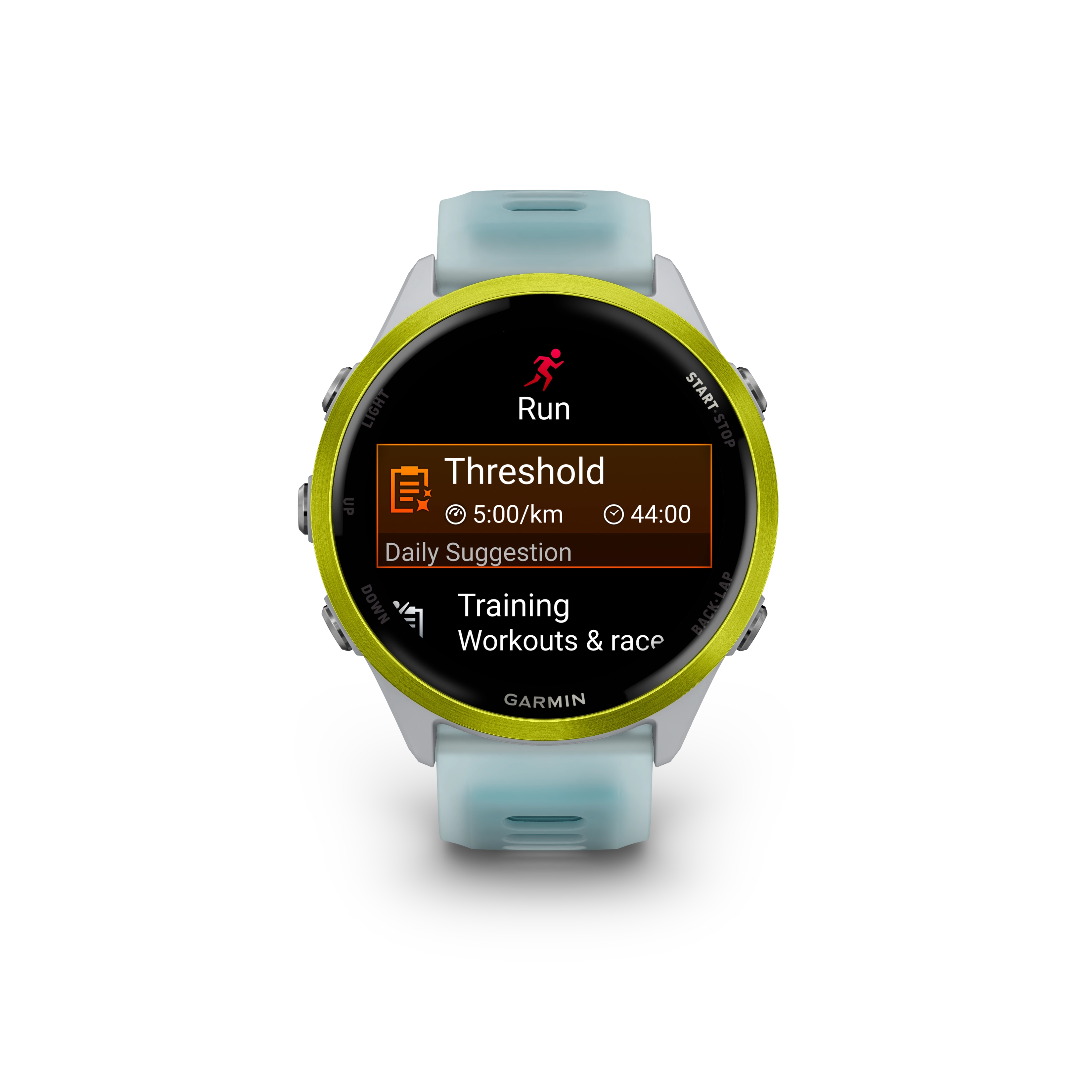 Garmin Forerunner 570 Smart Watch (Whitestone/Amp Yellow)