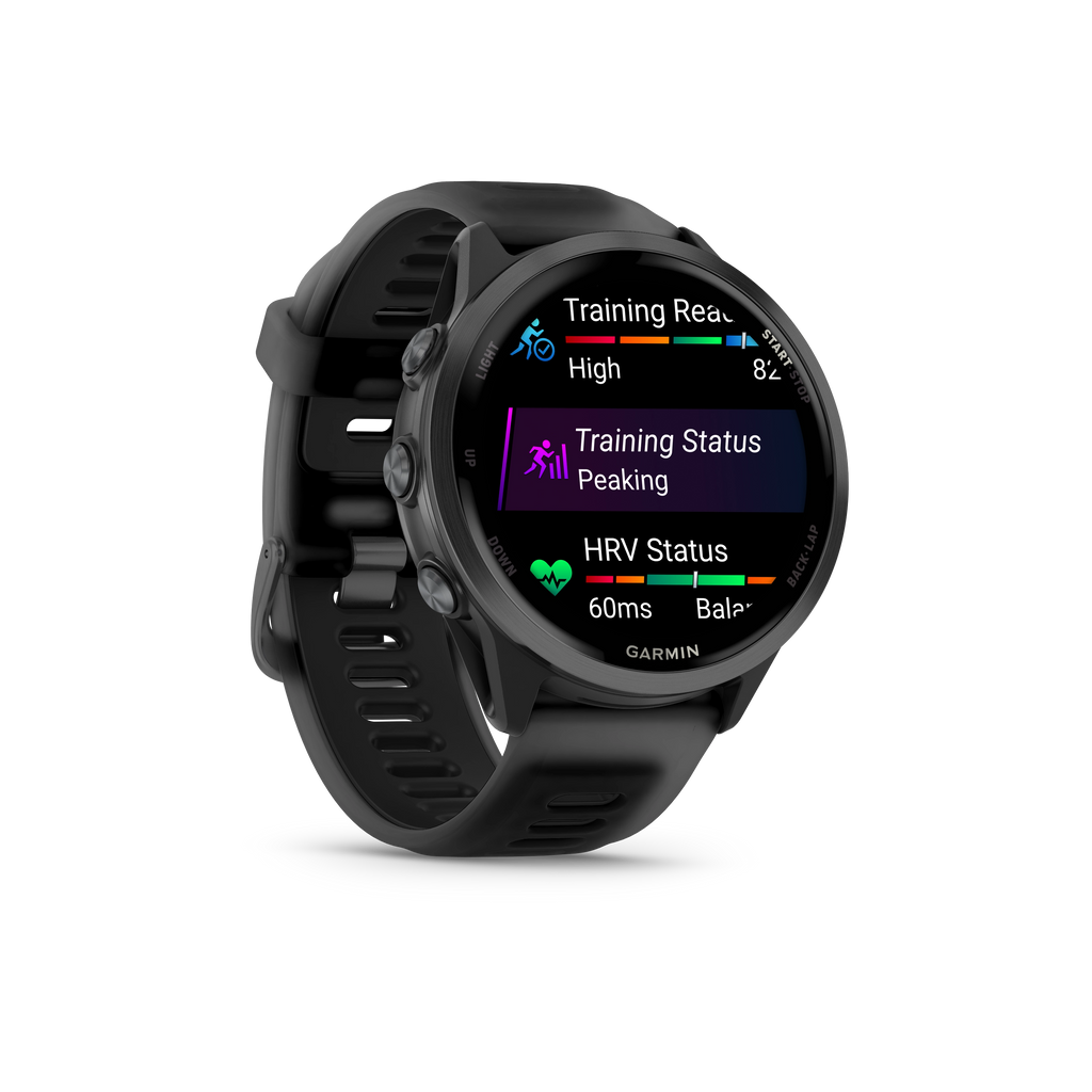 Garmin Forerunner 570 Smart Watch (Slate Gray Aluminum/Translucent Black/Black Band)