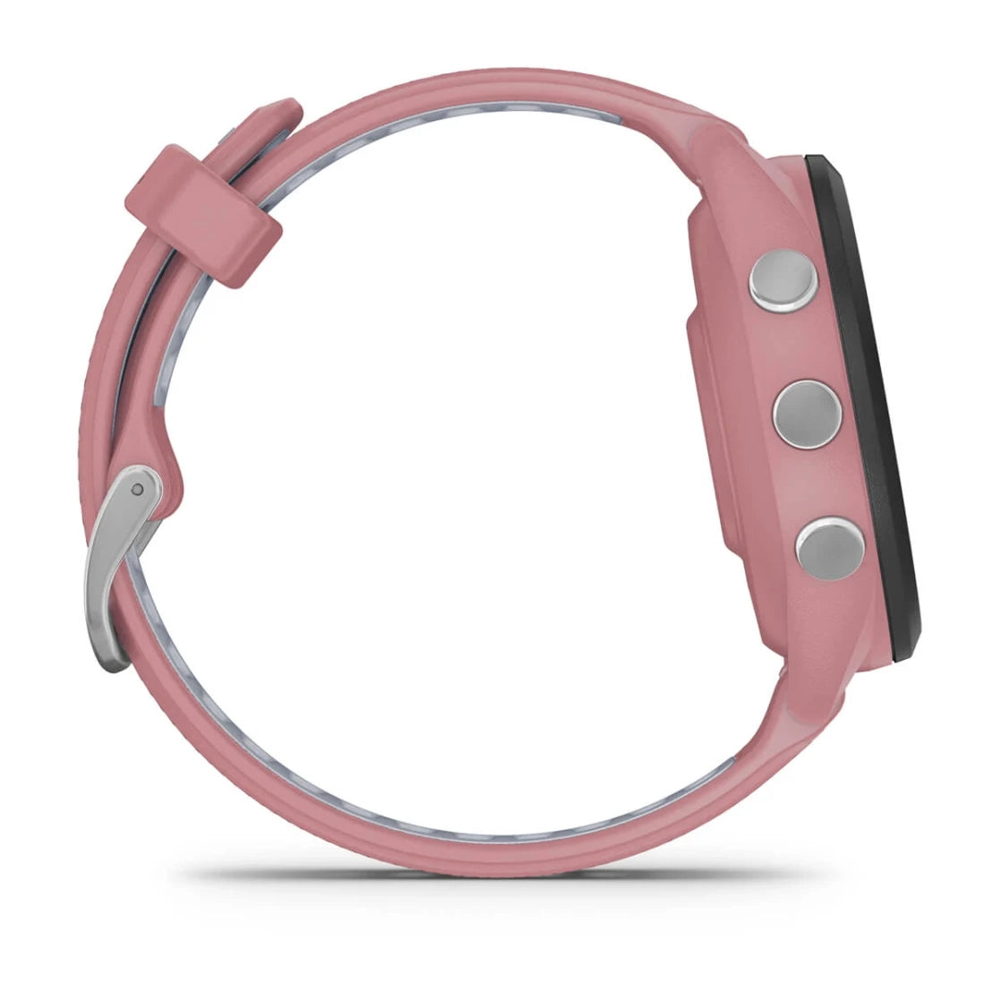 Garmin Forerunner 265S Smart Watch (Light Pink/Powder Grey Silicone Band)