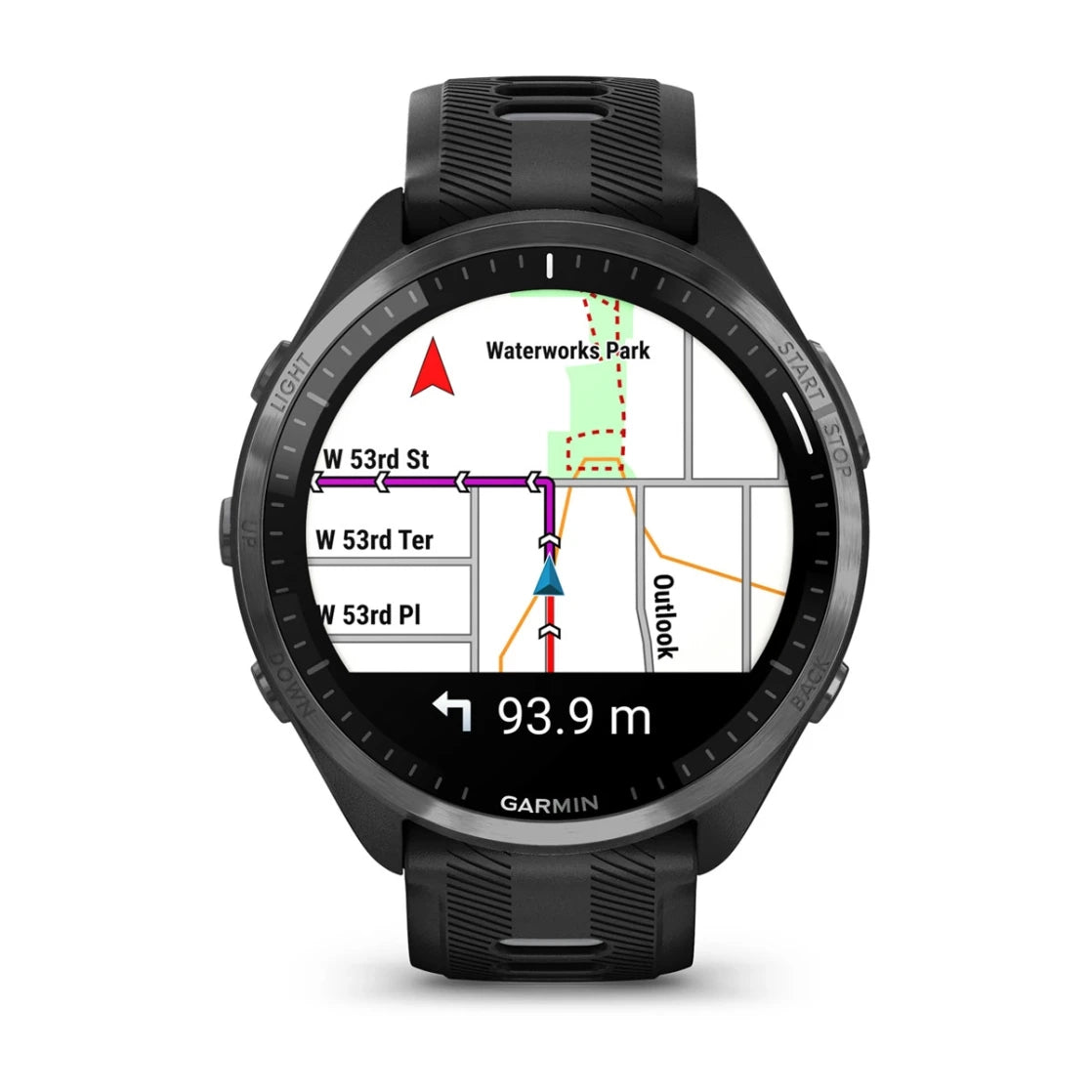 Garmin Forerunner 965 Smartwatch (Black) | AMOLED Multisport Watch