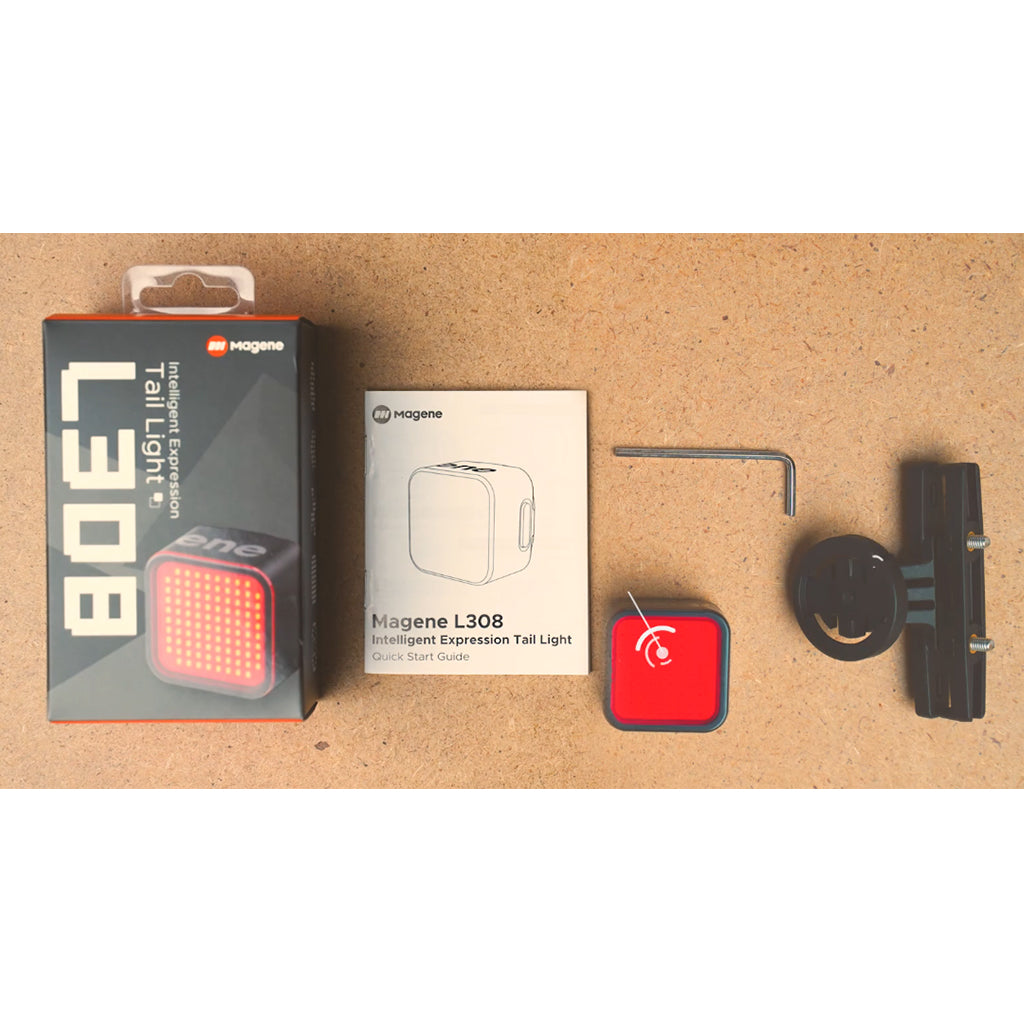 Magene L308 Intelligent Expression Tail Light - Saddle Mount